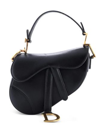 Dior Saddle Handbag Leather Mini shoulder bag - Nero