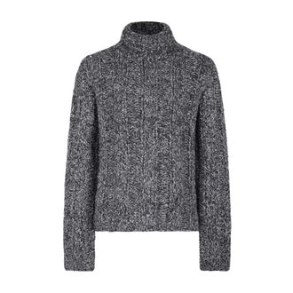 Dolce & Gabbana Turtlenecks, male, Gray, Size: M Chunky Knit Jumper