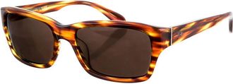 La Martina Rechthoekige Acetaat Zonnebril - Heren - Zonnebrillen - Bruin - ONE Size - Accessoires
