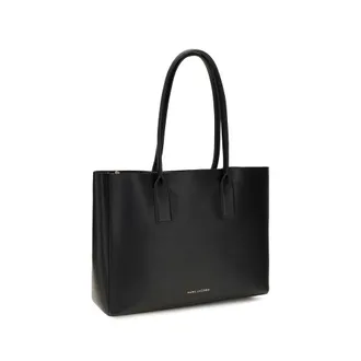 Marc Jacobs Hammered Calf Leather Tote Bag - Black