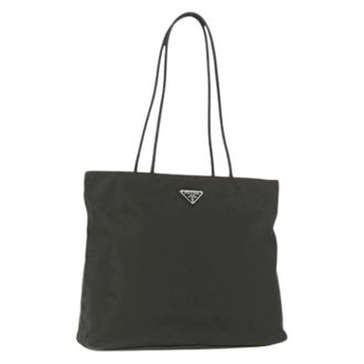 Prada Pre-owned Tote Bags, female, Green, Size: ONE SIZE Pre-owned Vintage Tote Bag