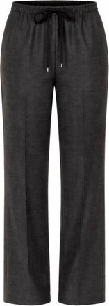Forte_Forte Straight Broeken - Dames - Straight fit broeken - Grijs - S - Broeken