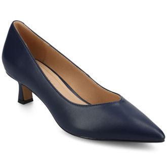Journee Collection Women & apos;s Pammie Medium and Wide Width Pumps