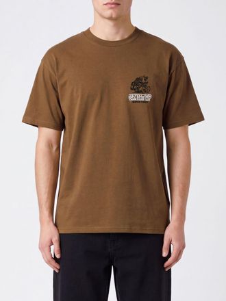 Carhartt Work in Progress T-shirt girocollo in cotone biologico con logo a contrasto