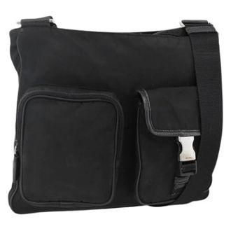 Prada Pre-owned Vintage Borsa a Spalla in Nylon - - Pre-owned - Donna - Nero - ONE SIZE