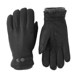 Hestra Utsj&ouml; Deerskin Primaloft Handschoenen - Heren - Handschoenen - Zwart - 7 IN - Leer - Accessoires