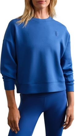 Rhone DreamGlow Crewneck Sweatshirt in Deep Sea Blue at Nordstrom, Size Xx-Large