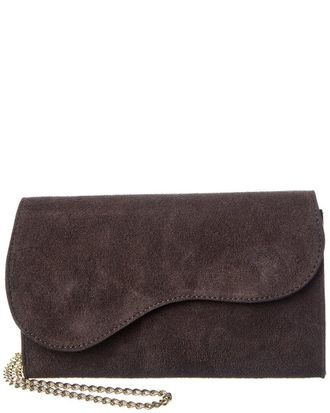 Persaman New York Dora Suede Clutch