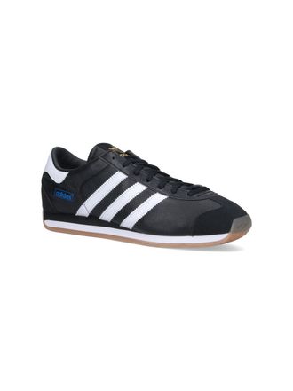 adidas Goatskin Low-Top Sneaker - Black