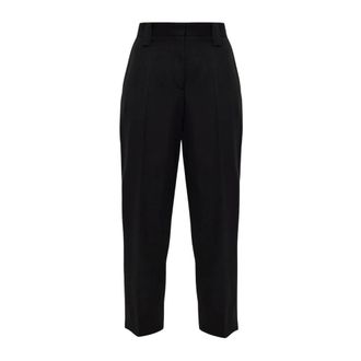 Versace Pantaloni in Lana Grain de Poudre - - Trousers - Donna - Nero - XS