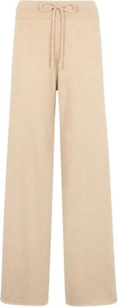 MC2 Saint Barth Broeken, Dames, Beige, L, Blend WS Stijlvol Modieus Shirt