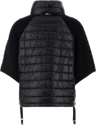 Herno Womens Down Jacket Black Exterior Nylon
