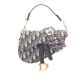 Dior Pre-owned Dior Mini Oblique Canvas Saddle Bag Ladies S19Q8PJBYTR2DR8W
