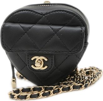 Chanel Leather Coin Purse/Coin Case (Pre-Owned)