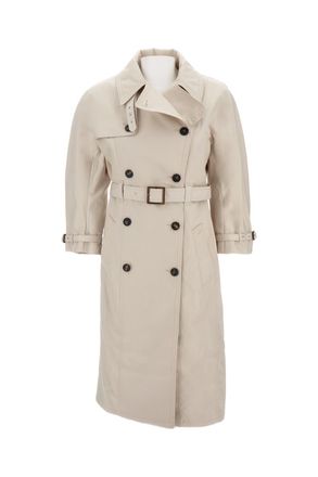 Jacquemus Double-Breasted Water-Repellent Gabardine Trench Coat