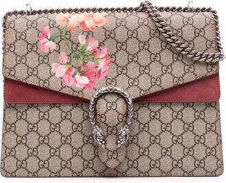 Gucci Pre-owned Gucci Medium GG Supreme Blooms Dionysus Shoulder Bag SAG7IYXHFL2BTGAF