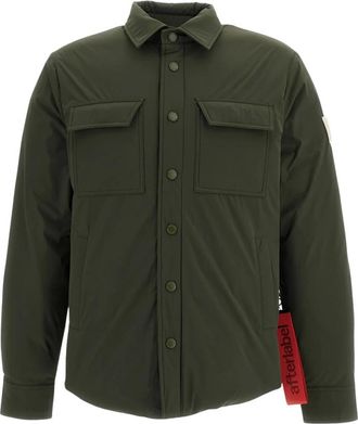 Afterlabel Belluno Overshirt - Heren - Jassen - Groen - Maat: XL Nylon