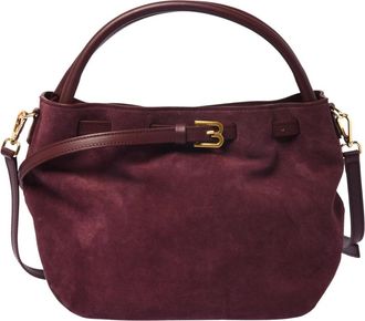 Baldinini Su&egrave;de Handtas - Dames - Handtassen - Rood - ONE Size - Su&egrave;de - Tassen