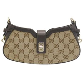 Gucci Borsa a spalla in tela Pre-owned - - Pre-owned - Donna - Beige - ONE SIZE