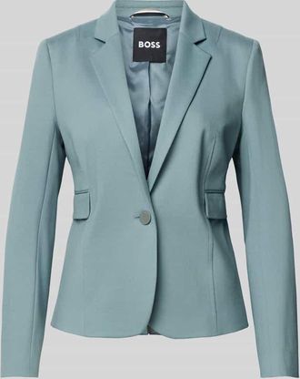 HUGO BOSS Slim Fit Blazer aus Viskose-Mix Modell JIA14 in Mint, Gr&ouml;&szlig;e 34