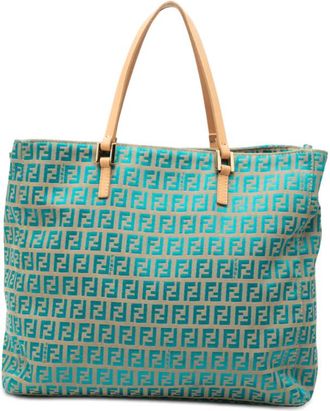 Fendi Pre-owned Fendi Zucchino Canvas Tote Ladies 8BH019