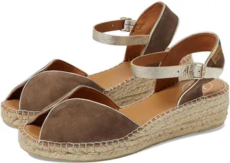 Toni Pons Brest Womens Sandals Taupe : EU 37 (US Womens 6.5-7) M, Suede