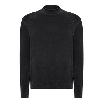 Roberto Ricci Design Round-neck Knitwear, male, Gray, Size: XL Grey Sweaters