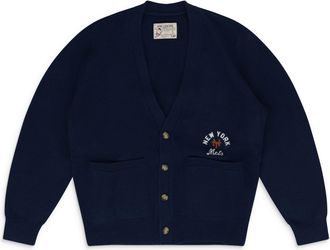 Aim&eacute; Leon Dore Blue Mets Cardigan