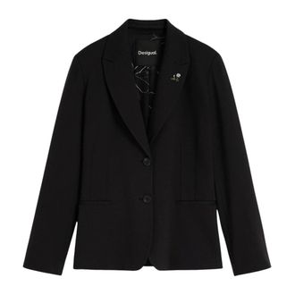 Desigual Dames, Jassen, Zwart, Maat: XS