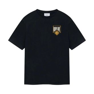 Rhude Playing Card T Shirt - male - Rhude - T-Shirts - Black - XL - Tops