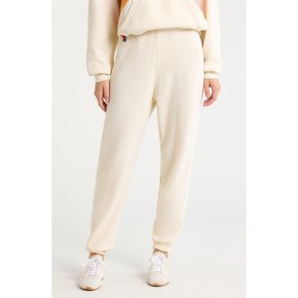 Aviator Nation Stripe Sweatpants in Vintage White/White Grey at Nordstrom, Size X-Large