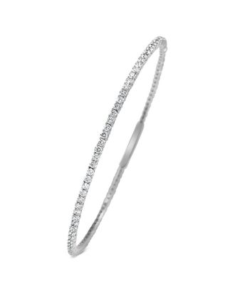 Sabrina Designs 14K 1.72 Ct. Tw. Diamond Flexible Bangle Bracelet