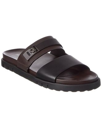 Ferragamo Leather Slide
