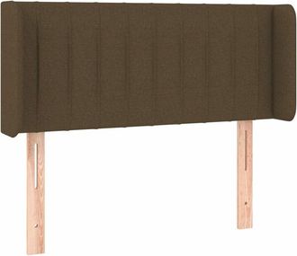 vidaXL Cabecero Con Led De Tela Marr&oacute;n Oscuro 93x16x78/88 Cm Vidaxl