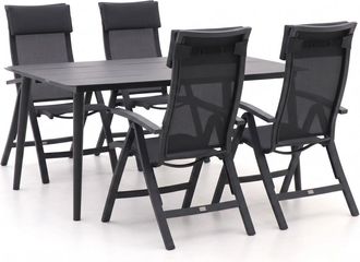 Bellagio la vita attrattiva Bellagio Lugo/Sora 160cm dining tuinset 5-delig