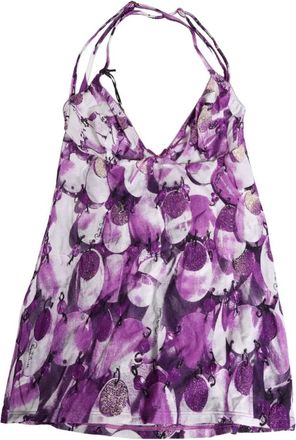 Roberto Cavalli Patterned Halter Neck Ondergoed - Dames - Pyjama - Veelkleurig - S - Nachtkleding
