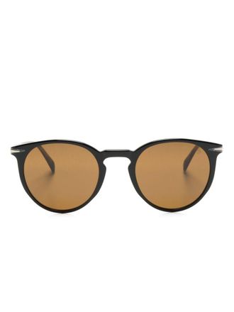 Eyewear by David Beckham DB 1139 round-frame sunglasses - unisex - Acetate - 51 - Black