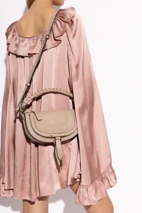 Chlo&eacute; Marcie Mini Shoulder Bag, Womens, Beige