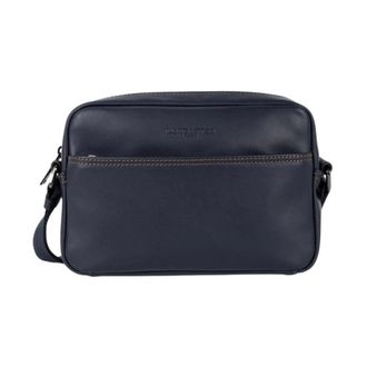 Lancaster Soft Vintage Sacoche - Dames - Tassen - Blauw - Maat: ONE Size Leer