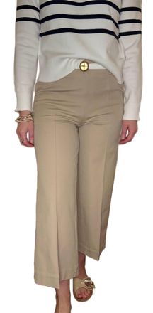 Lyss&eacute; Miranda Straight Leg Trouser Pant In Taupe