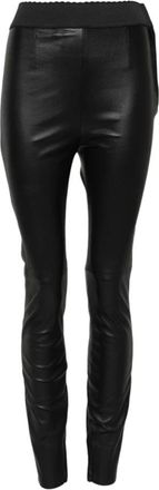 Dolce & Gabbana Dames, Broeken, Zwart, Maat: XS