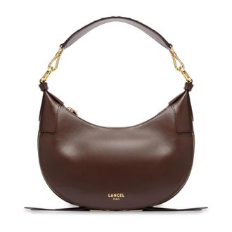 Lancel Sac Bandouli&egrave;re S Origami - Dames - Schoudertassen - Bruin - ONE Size - Leer - Tassen