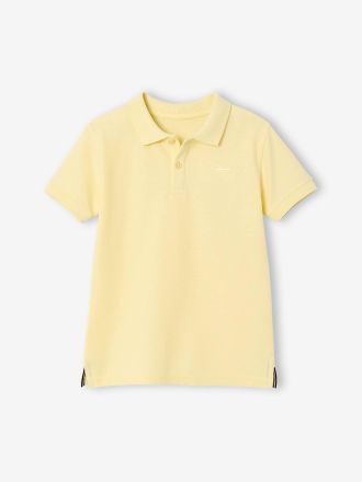 Vertbaudet Jungen Poloshirt, kurze &Auml;rmel hellgelb