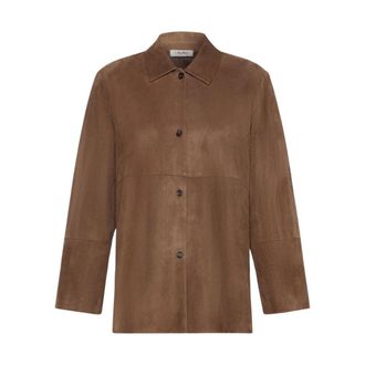Max Mara Dames, Jassen, Bruin, Maat: XS Zijde