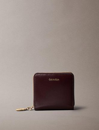 Calvin Klein Leather Zip Wallet