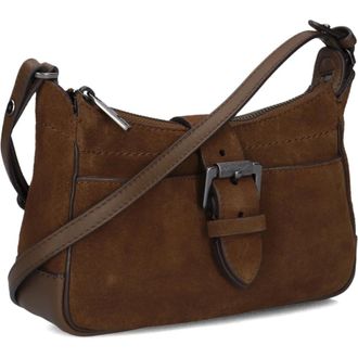 Liebeskind Liebeskind Berlin, Tassen, Dames, Bruin, ONE Size, Wol, Groene Schoudertas voor Herfst