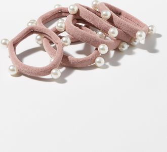 Simons Womens Pearl elastics Set of 6