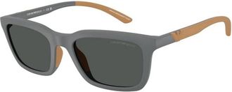 Emporio Armani Authentieke Bril met Topkwaliteitsservice - unisex - Zonnebrillen - Grijs - 55 MM - Accessoires