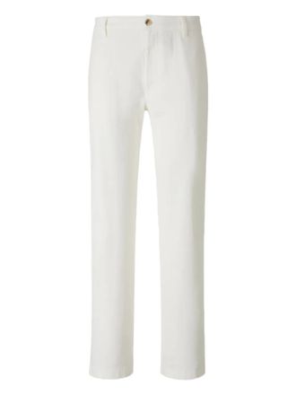 Canali Fatigues button trousers - Bianco