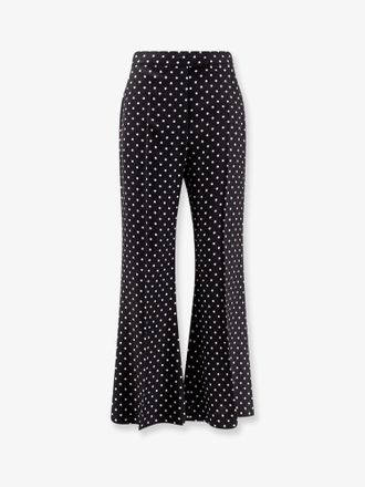 Valentino Pantaloni in viscosa a pois - VALENTINO - gender_Woman
